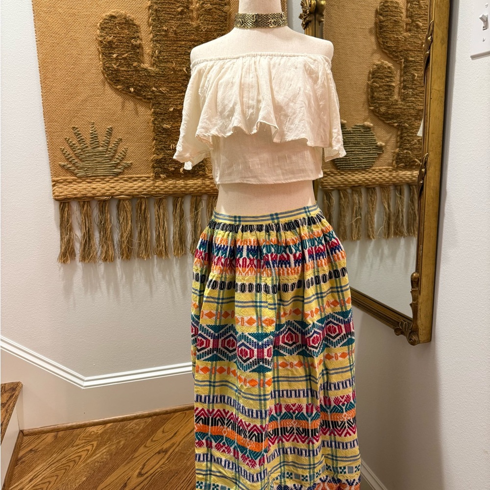 Cream Off-Shoulder Ruffle Top - Picture 2 of 2